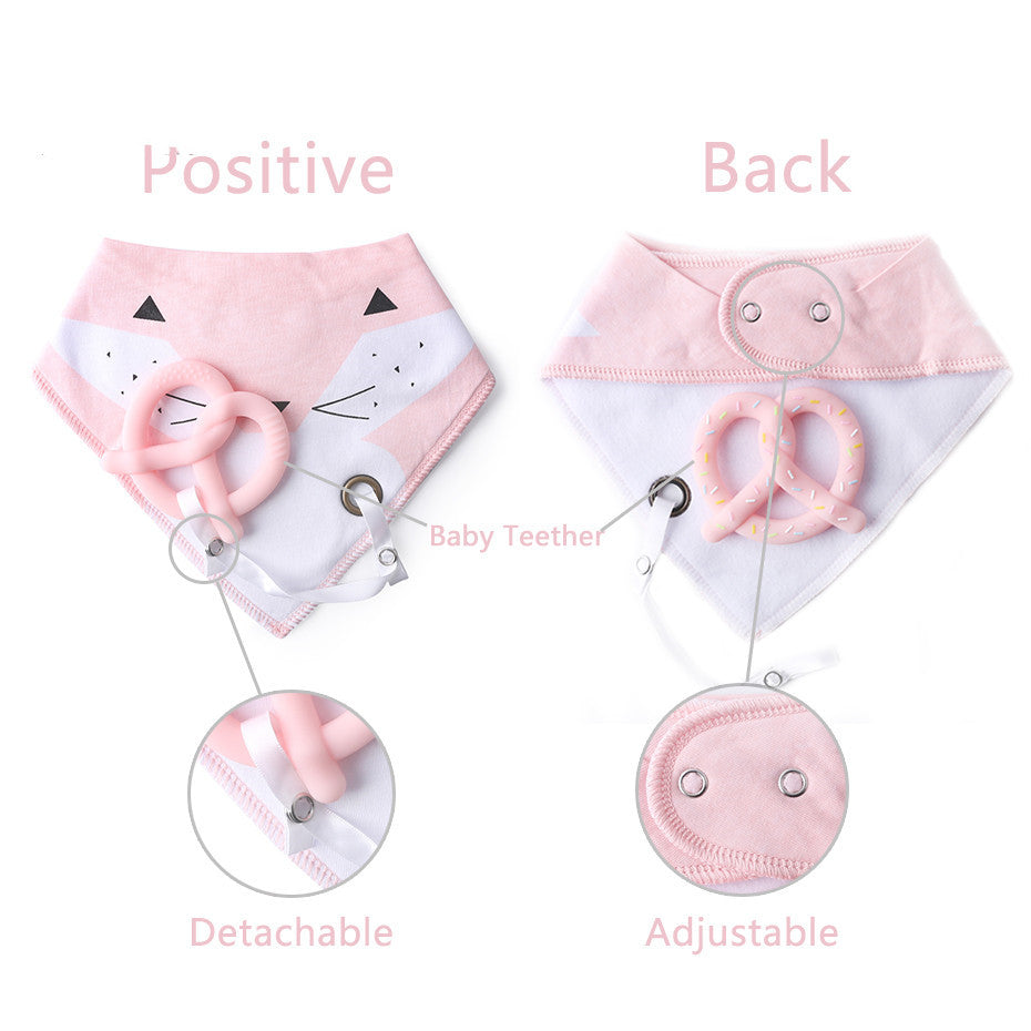 Baby Cotton Silicone Bib