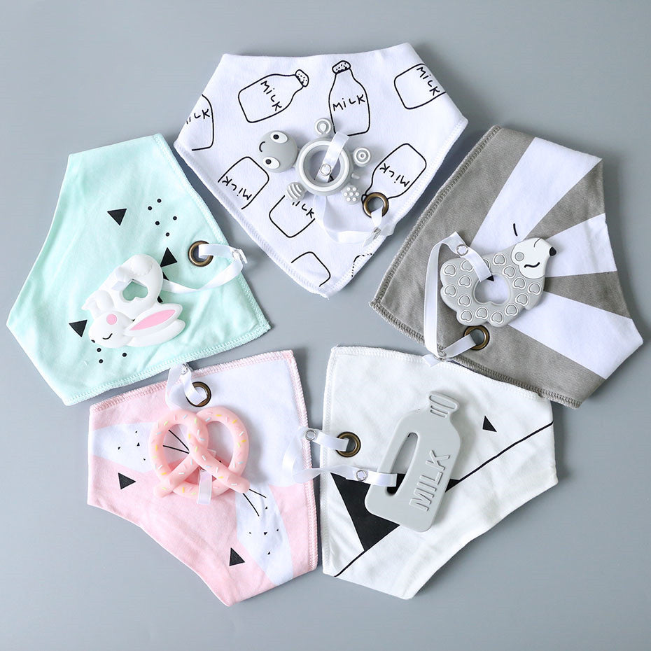 Baby Cotton Silicone Bib