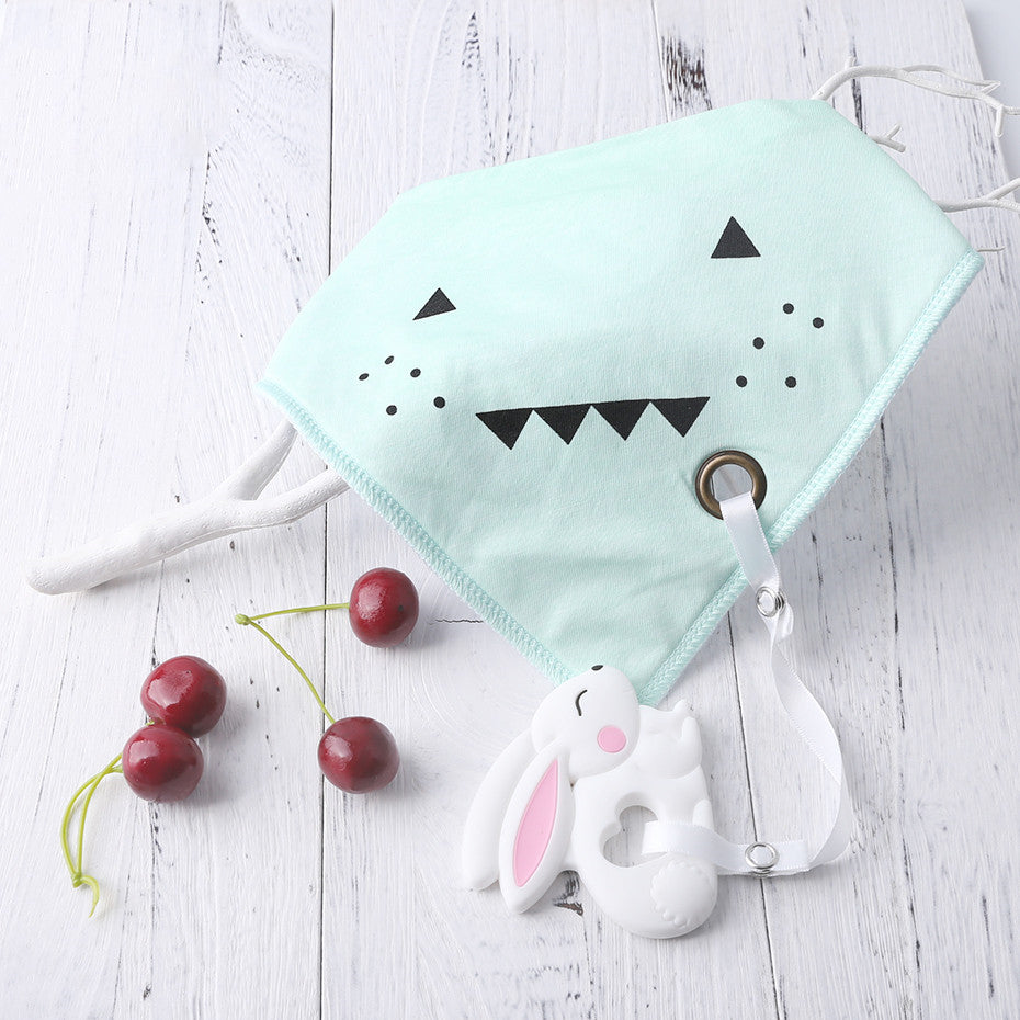Baby Cotton Silicone Bib